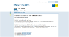 Desktop Screenshot of 1000feuilles.ch
